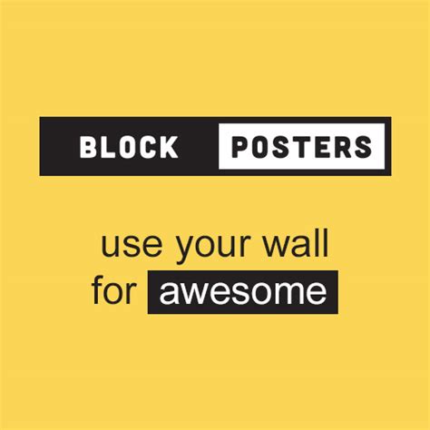block poster